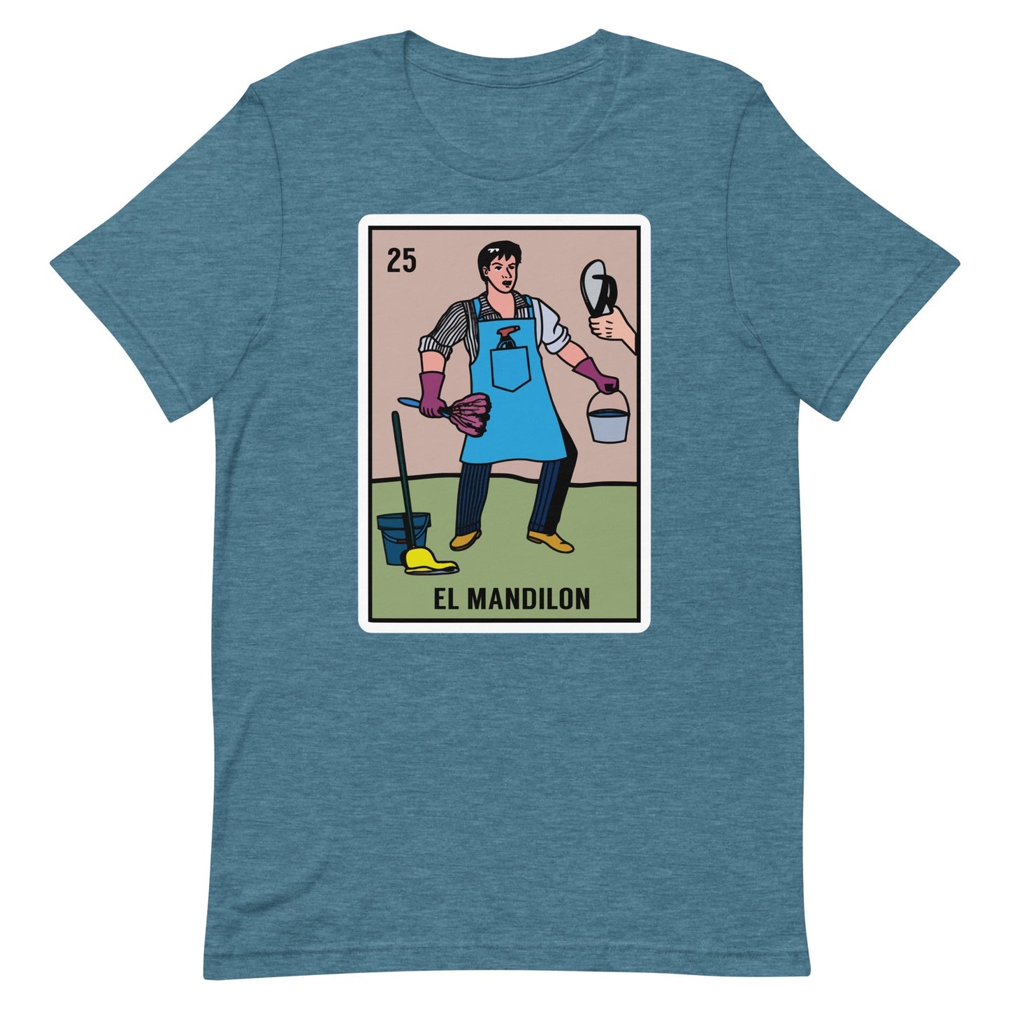 El Mandilon Mexican Loteria T-Shirt Style001