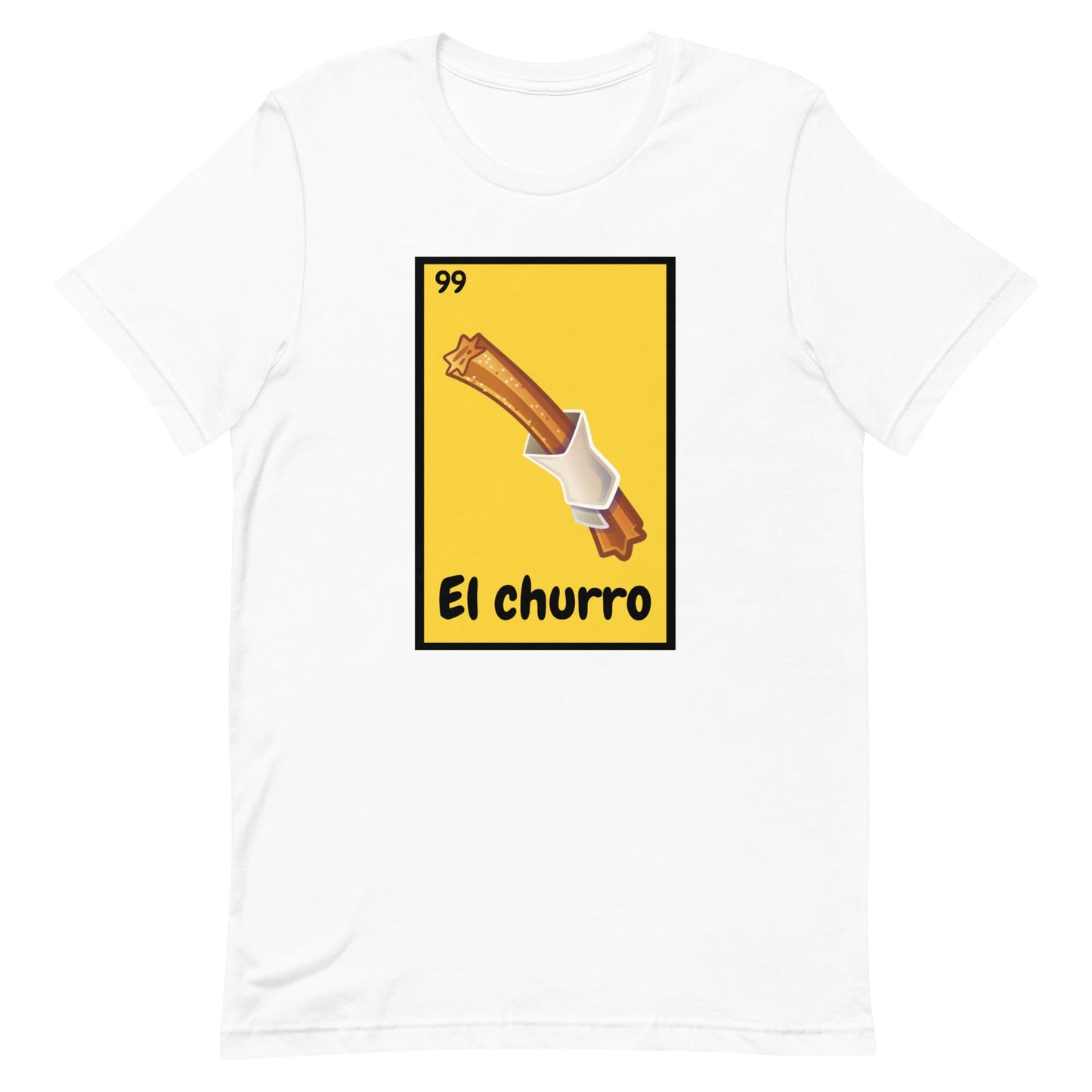 El Churro Mexican Loteria T-Shirt Premium