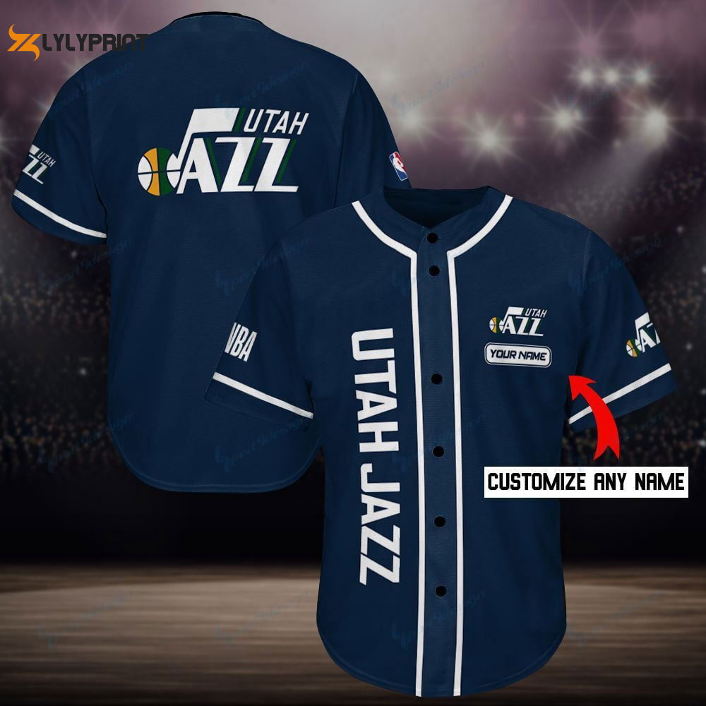 Utah Jazz Baseball Jersey For Fans BJ0058 - lylyprint.com
