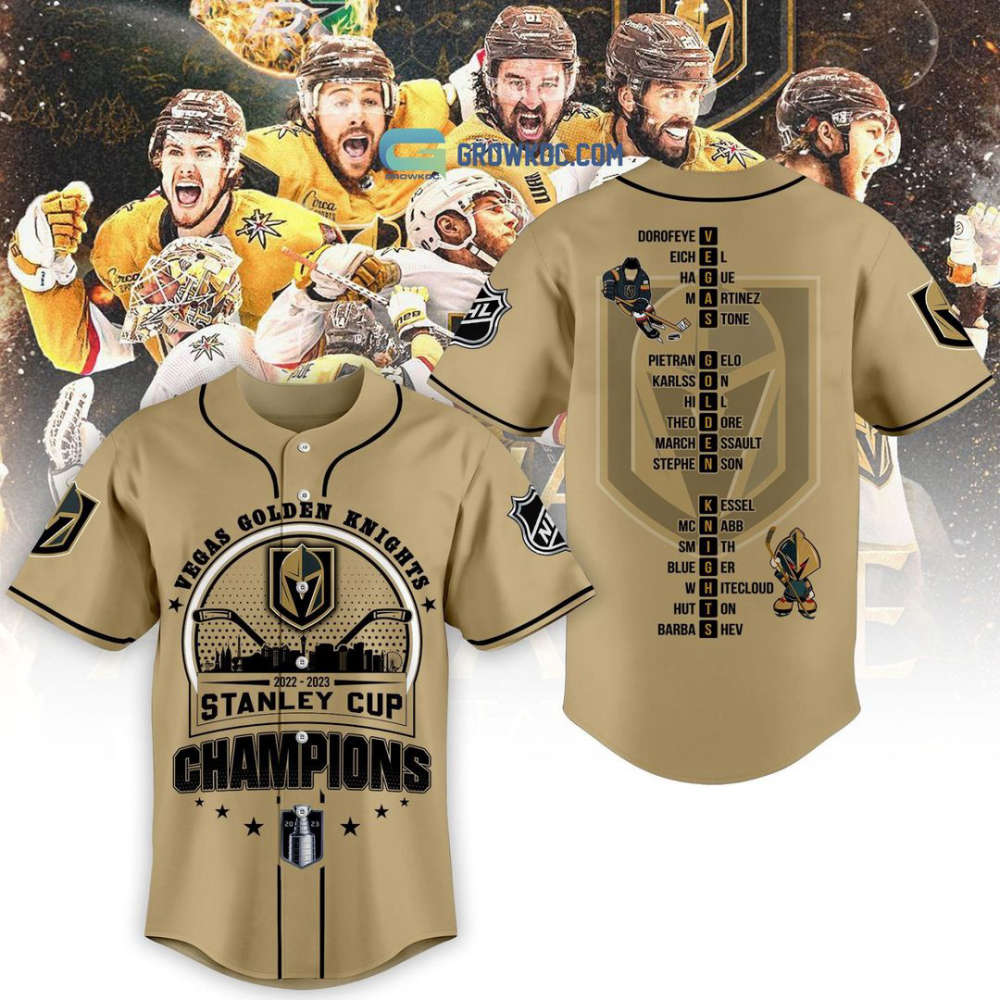 Vegas Golden Knights Baseball Jersey Custom For Fans BJ0125 - lylyprint.com