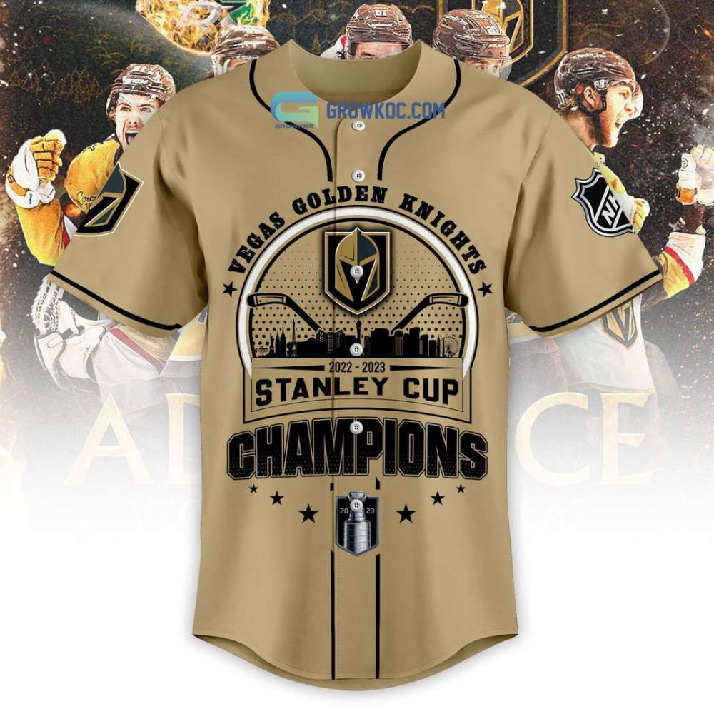 Vegas Golden Knights Baseball Jersey Custom For Fans BJ0125 - lylyprint.com