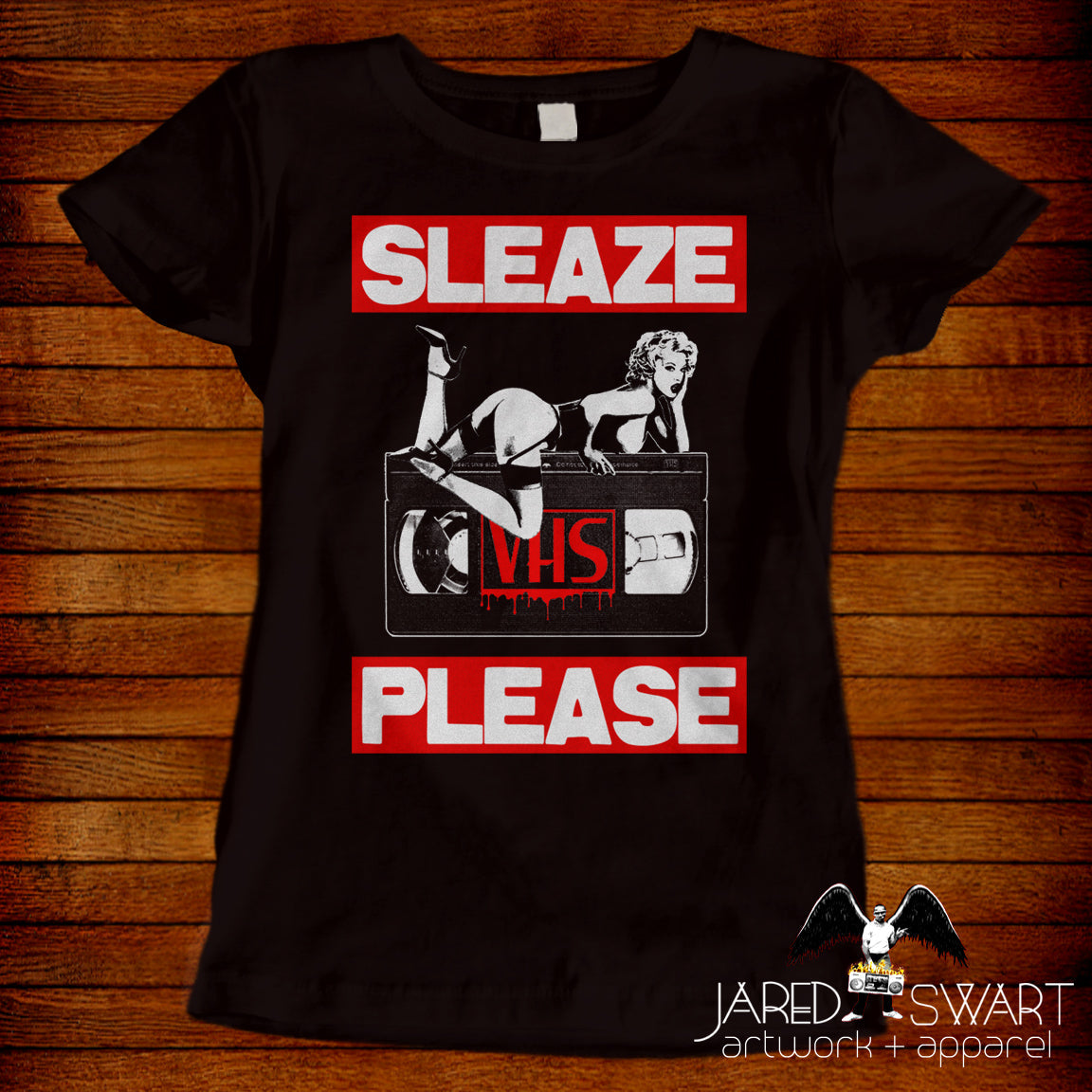 VHS Sleaze Please T-shirt
