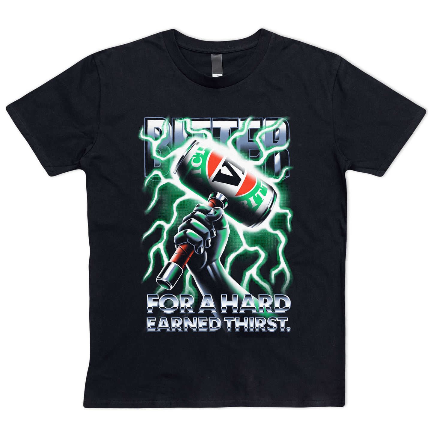 A Worthy Thirst Tee Black
