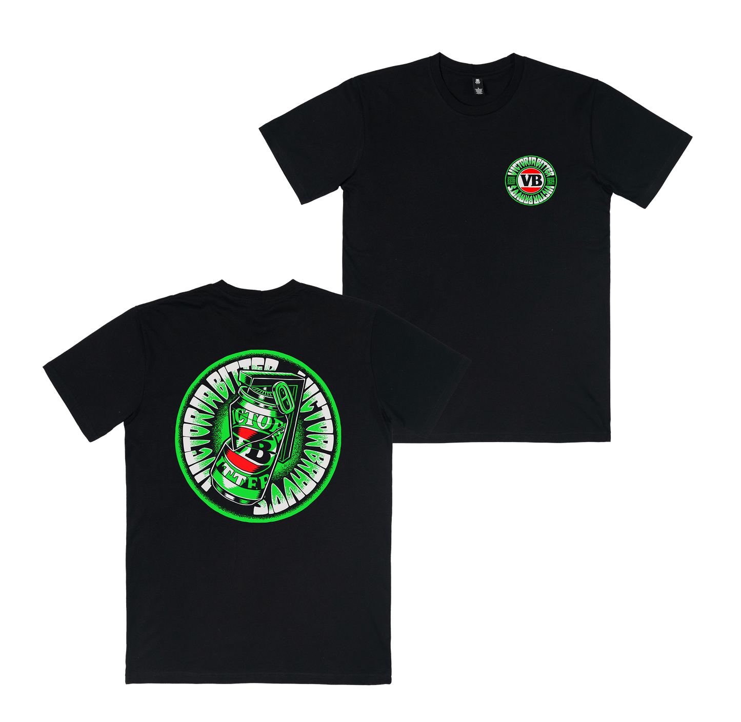 Flash Greenade Tee Black