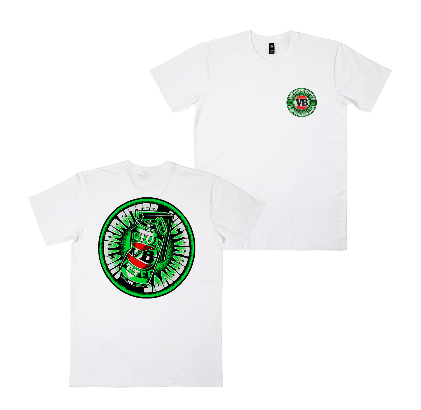 Flash Greenade Tee White