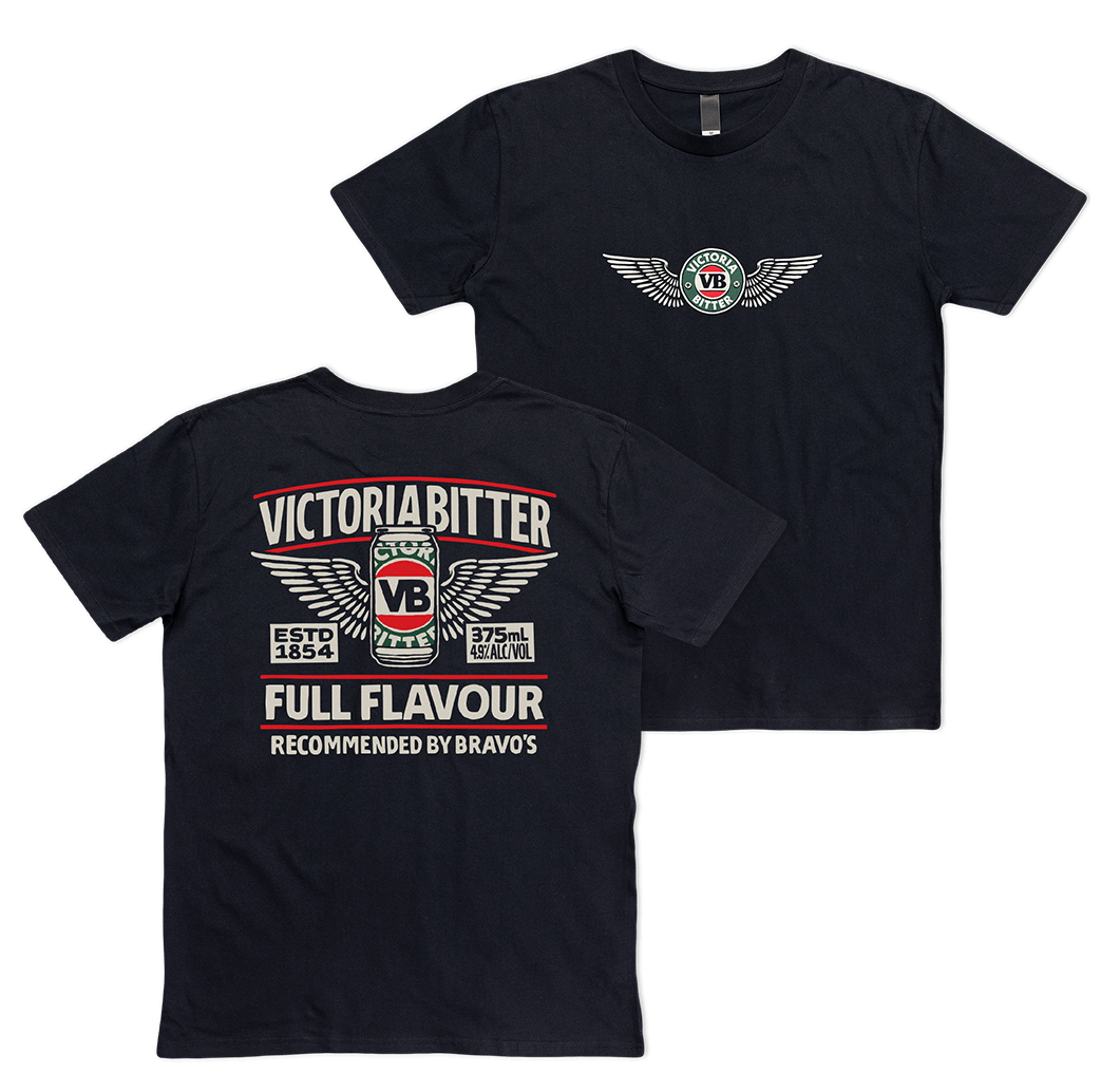 Full Flavour Tee Black