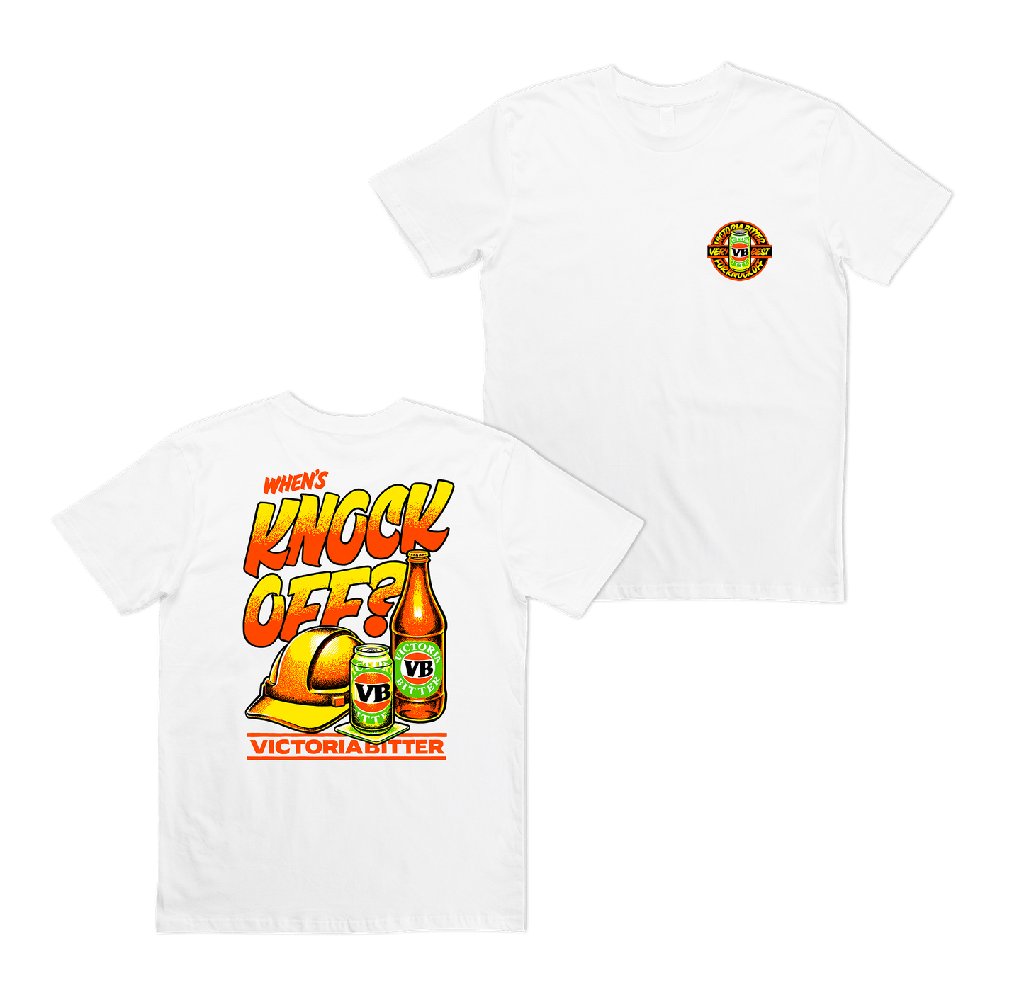 Knock Off Tee White