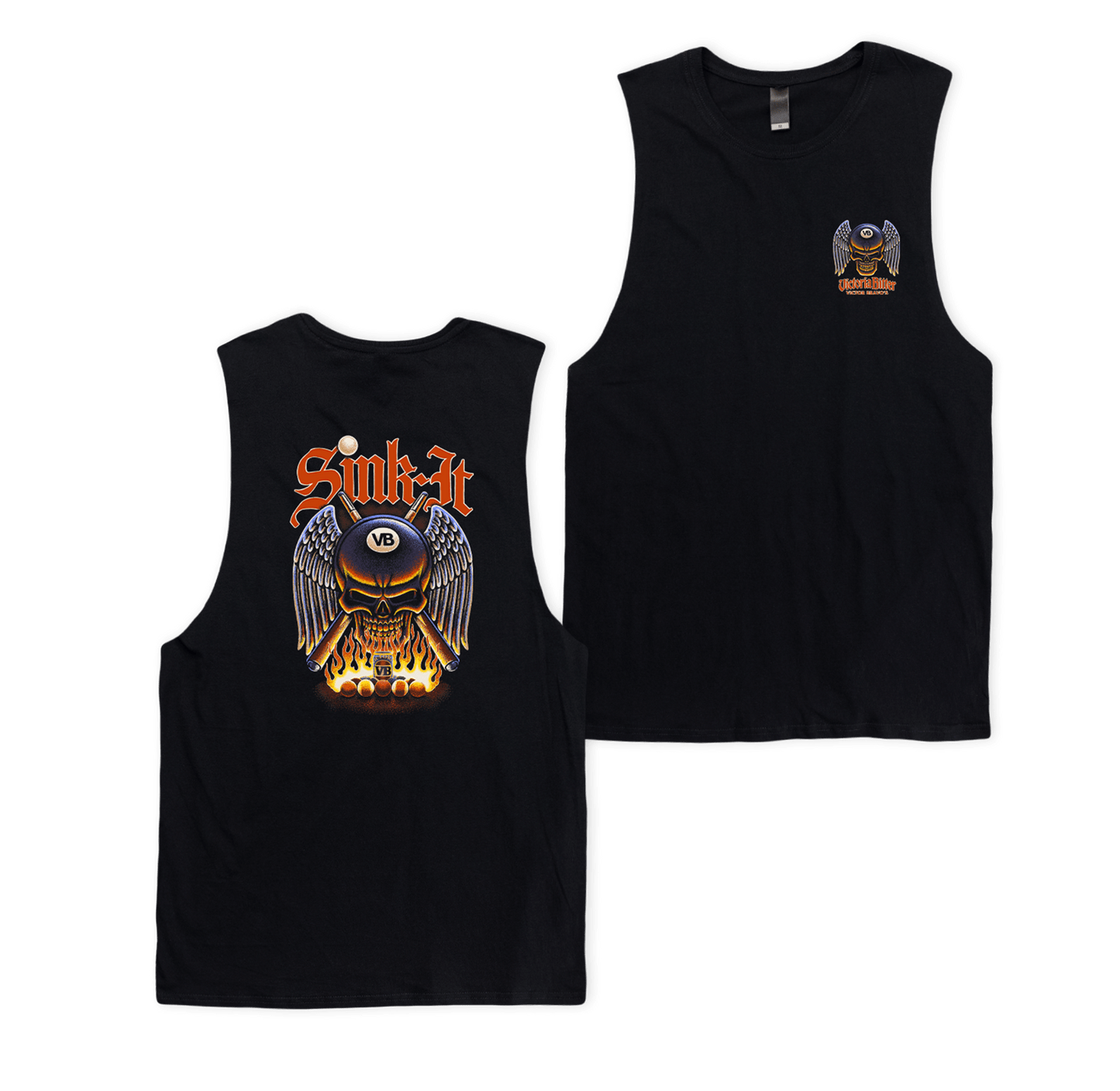 Sink It Muscle Tee Black
