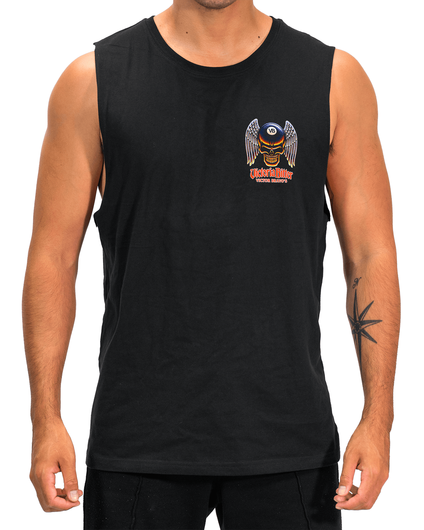 Sink It Muscle Tee Black