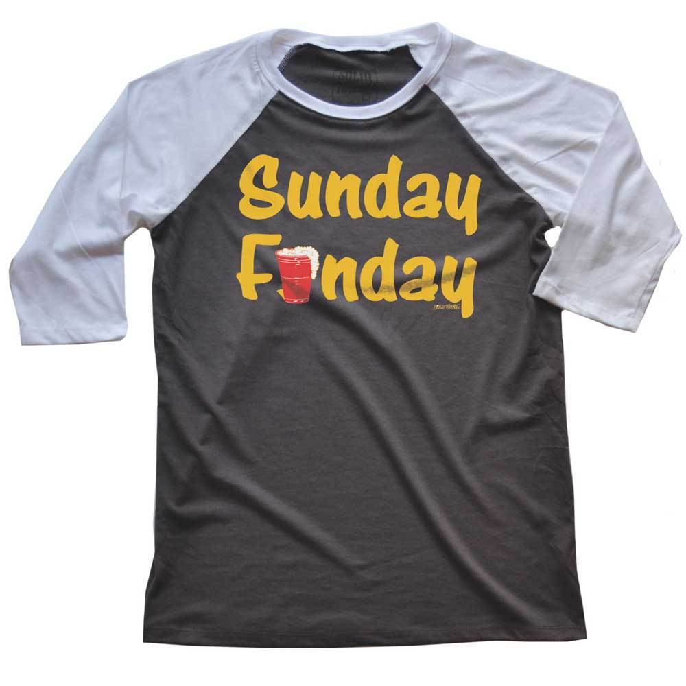 Sunday Funday Raglan 3/4 Sleeve T-shirt