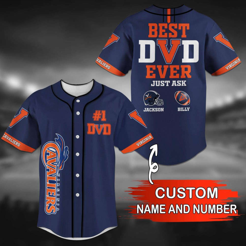 Custom Virginia Cavaliers Baseball Jersey - Personalized - lylyprint.com