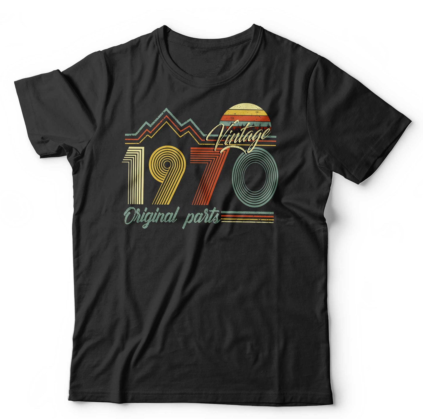 Vintage Original Parts 1970s Birthday Tshirt Unisex