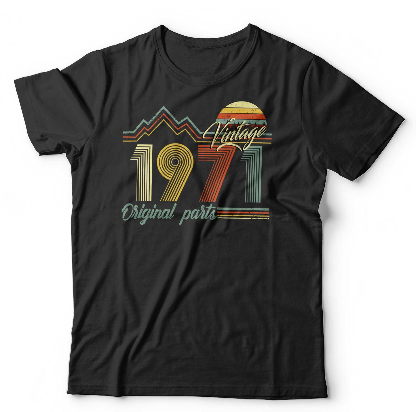 Vintage Original Parts 1970s Birthday Tshirt Unisex