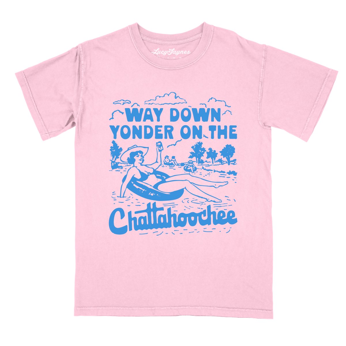 Way Down Yonder On The Chattahoochee - Comfort Colors Tee