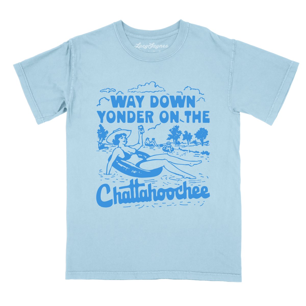 Way Down Yonder On The Chattahoochee - Comfort Colors Tee
