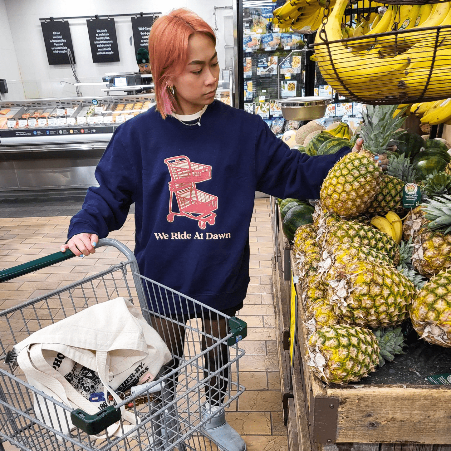 We Ride At Dawn Cart Crewneck Sweatshirt