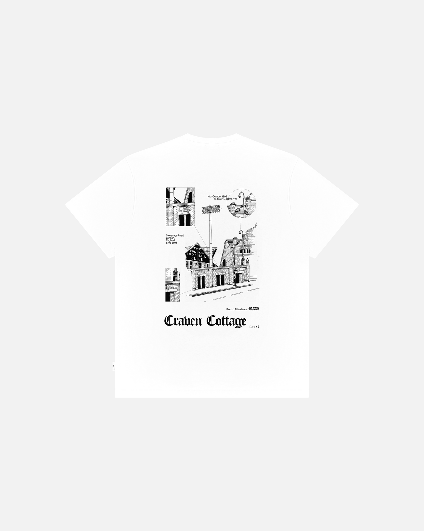 Craven Cottage Blueprint - Tee