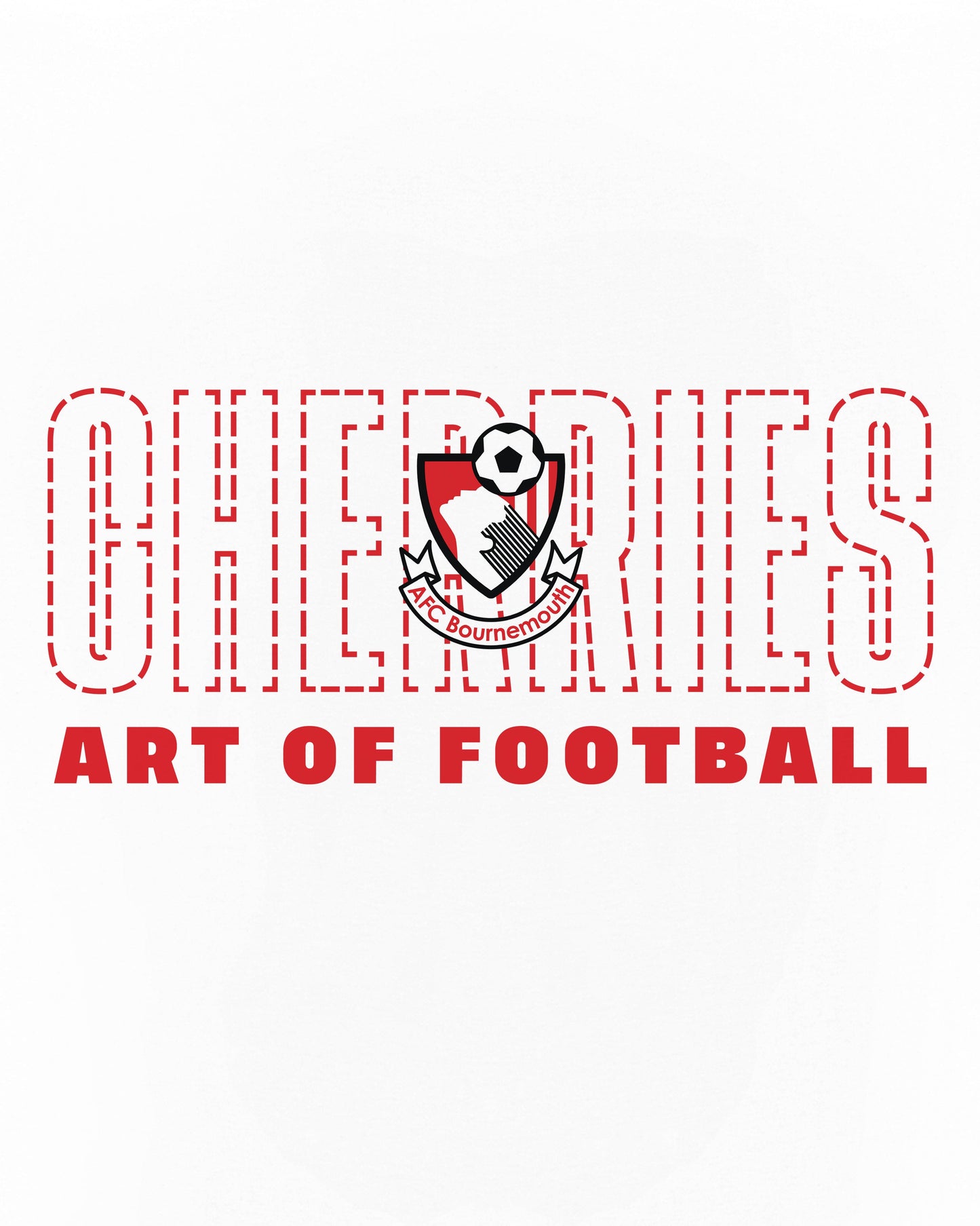AFC Bournemouth 90s White Tee