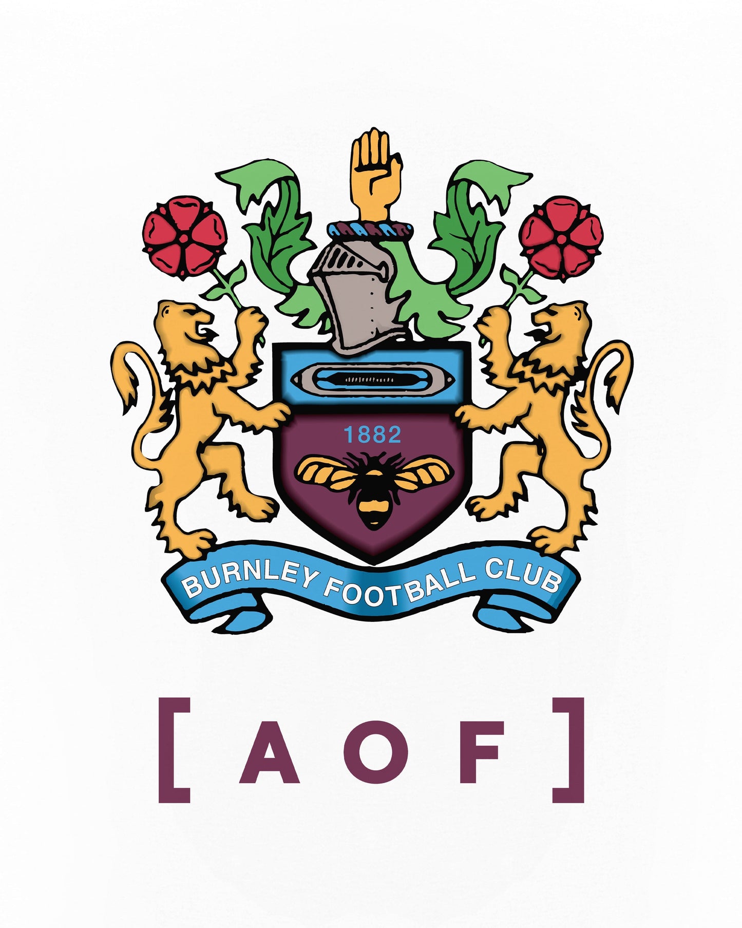 Burnley Crest Tee