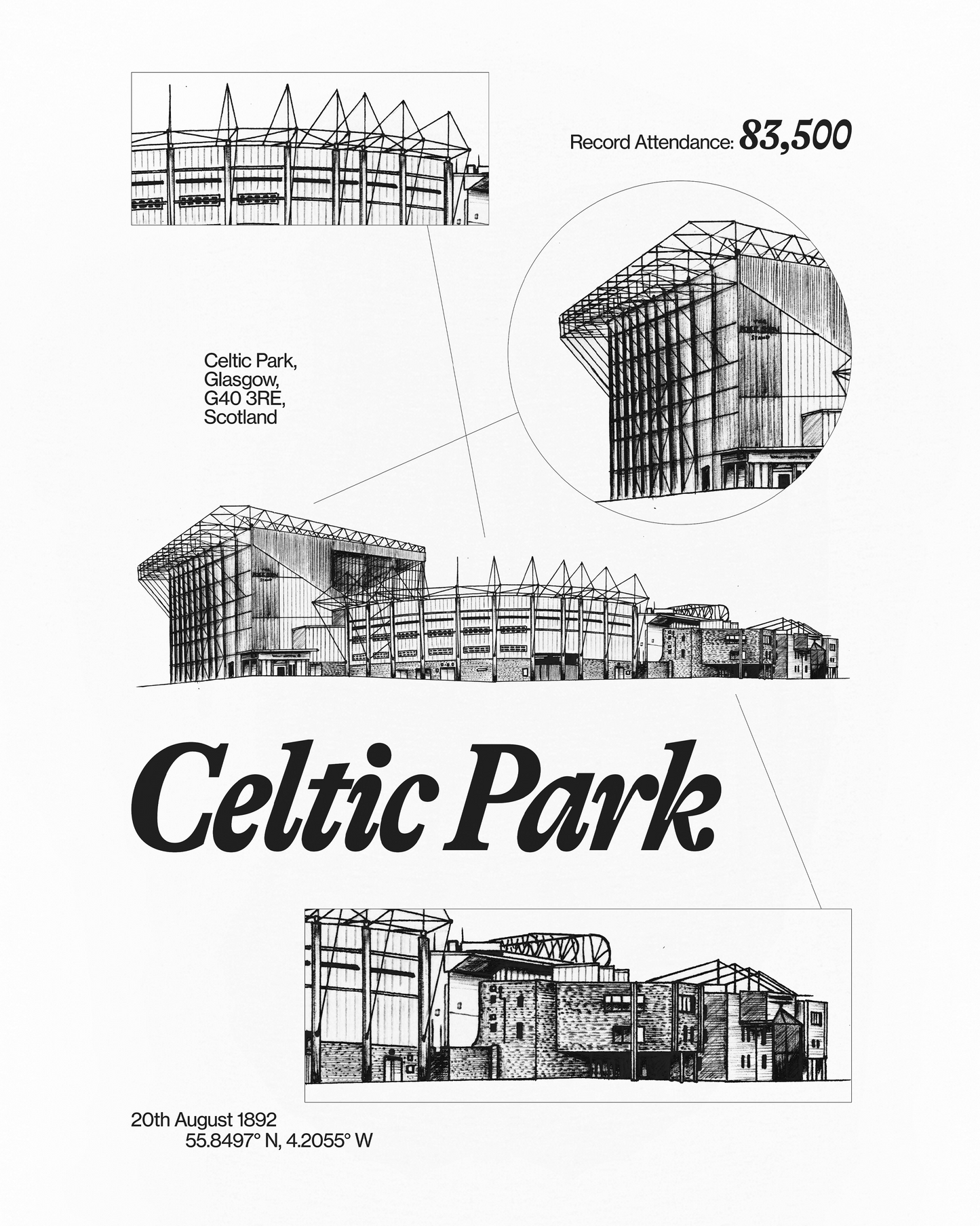 Celtic Park Blueprint - Tee