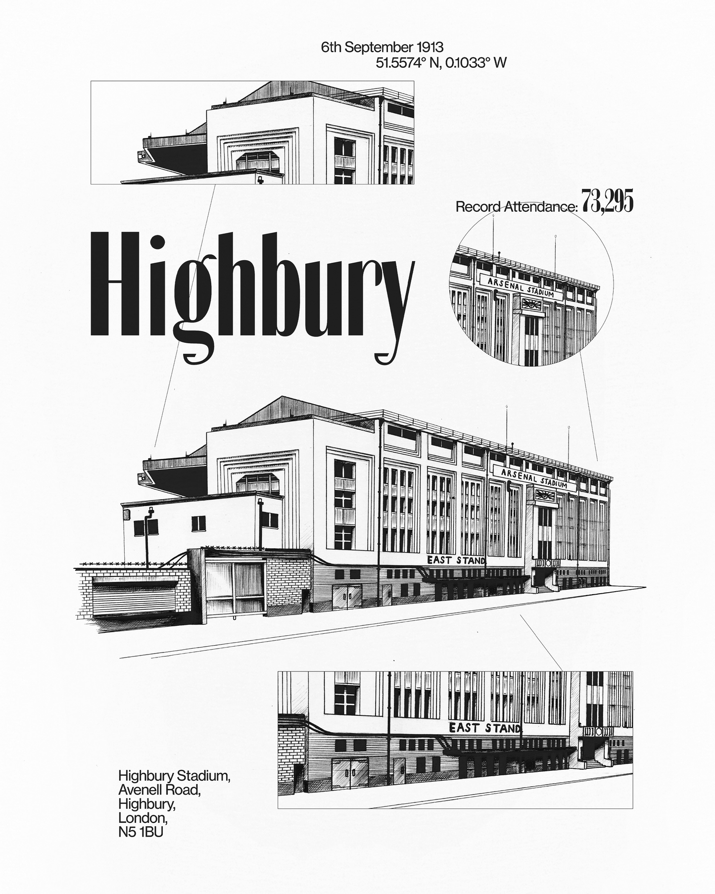 Highbury Blueprint - Tee
