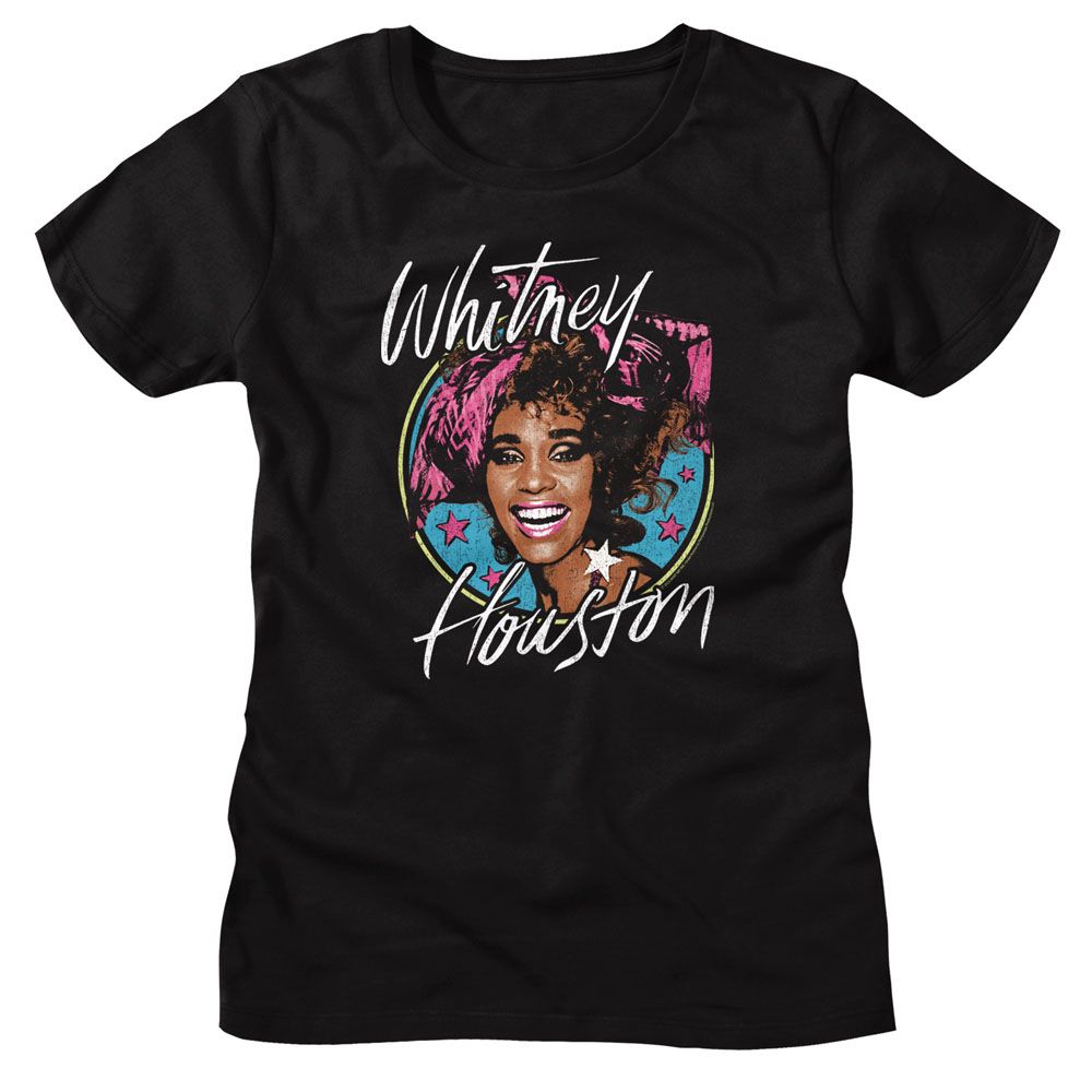 Whitney Houston - Stars Womens T-Shirt