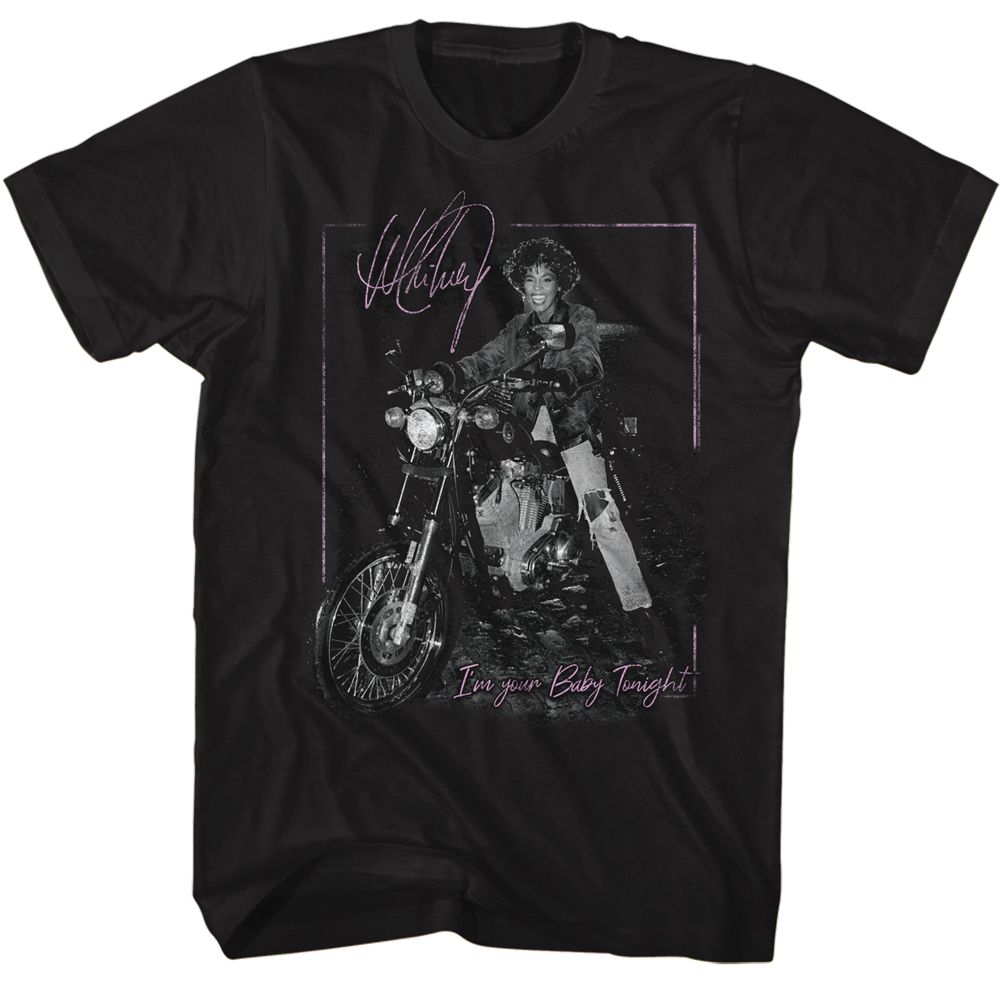 Whitney Houston - Whitney-motorcycle T-Shirt