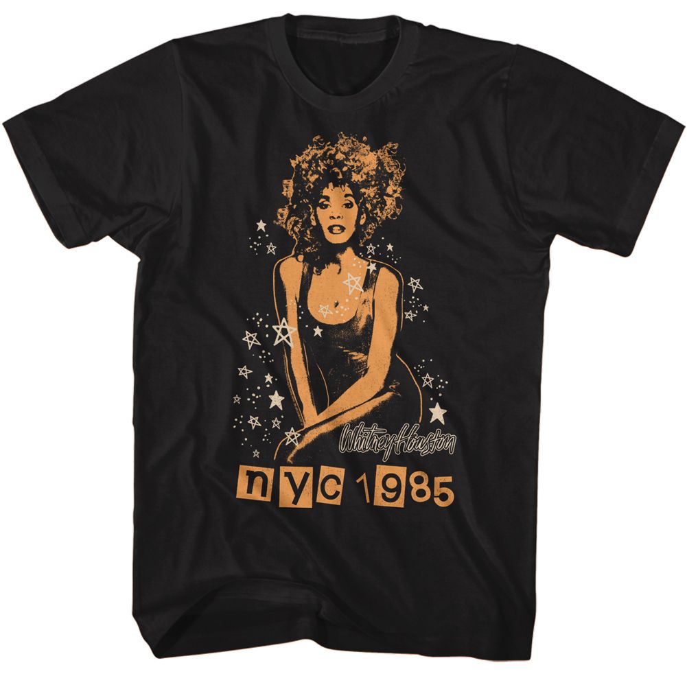 Whitney Houston - Whitney-nyc 1985 Stars Boyfriend Tee
