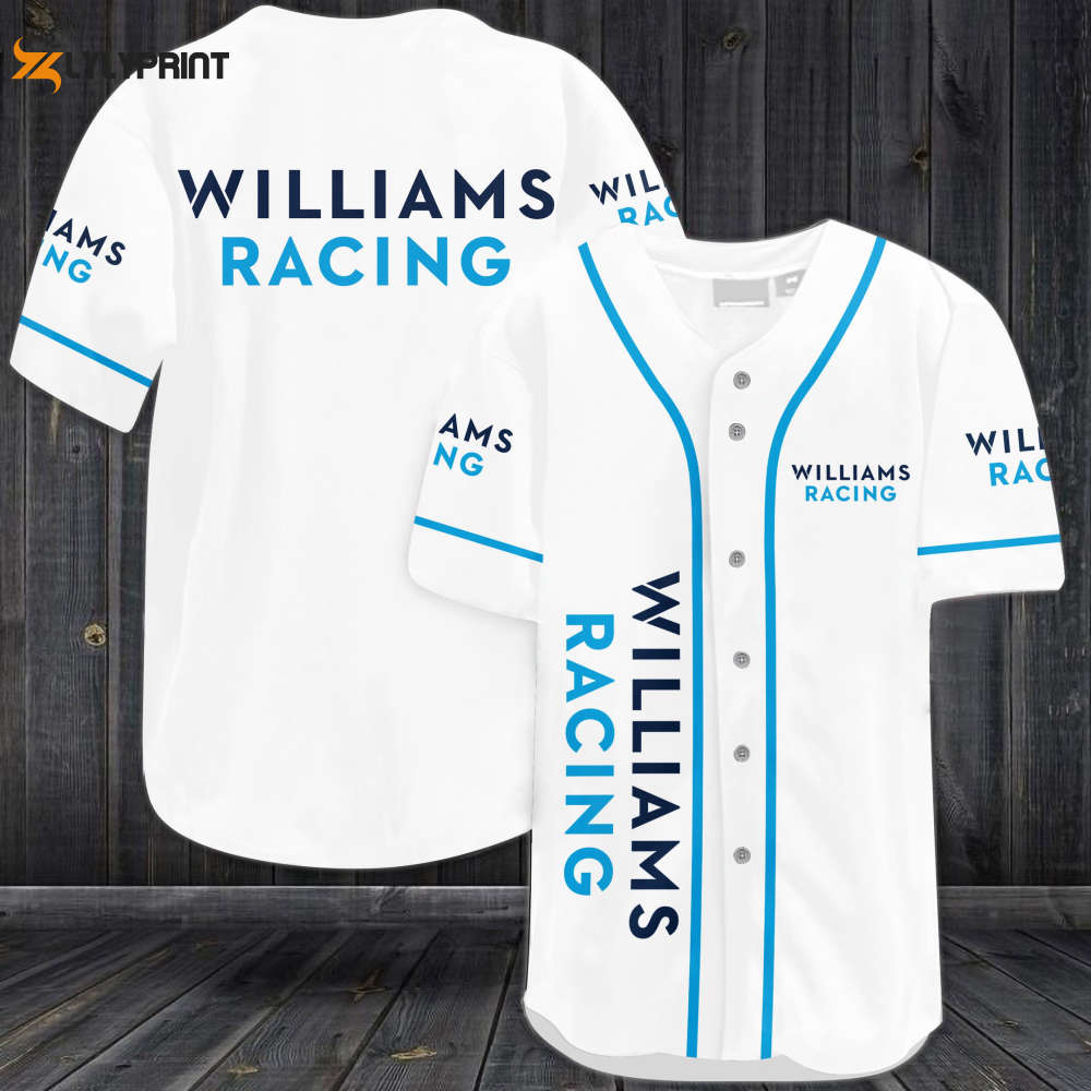 Williams Racing Baseball Jersey - Unisex Gift for Racing Enthusiasts - lylyprint.com