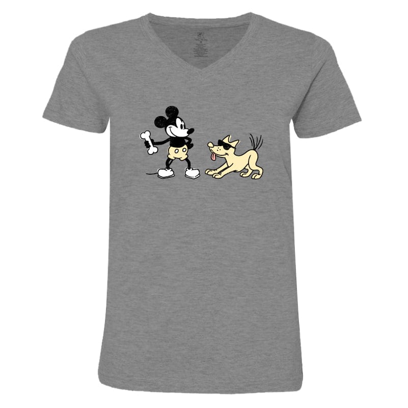 Willie You're Fetching - Ladies T-Shirt V-Neck