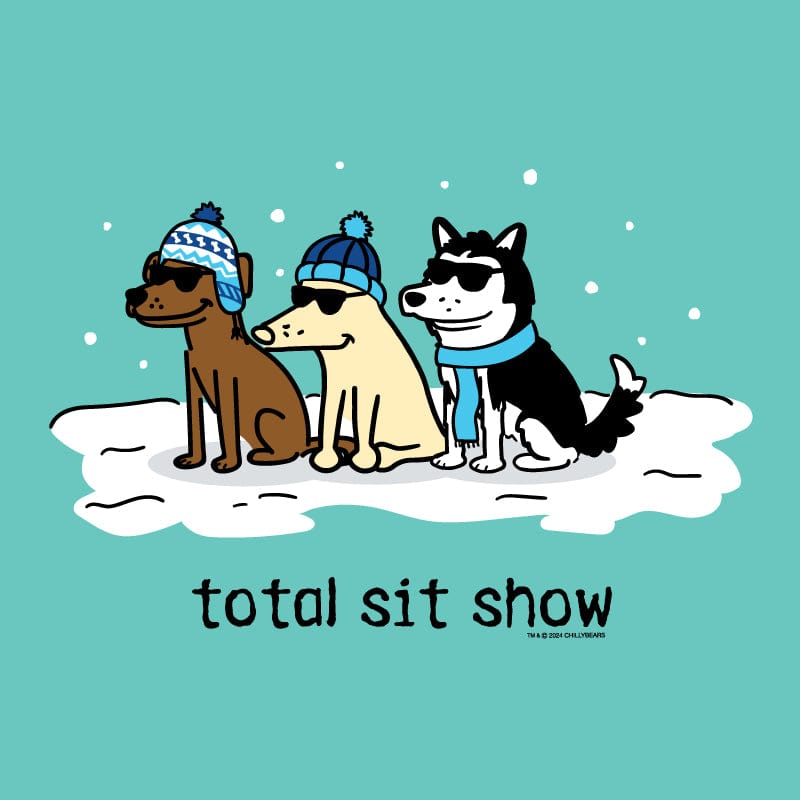 Total Sit Show Snow - Ladies T-Shirt V-Neck
