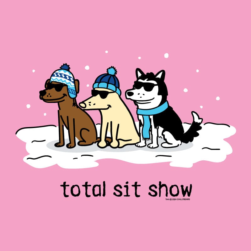 Total Sit Show Snow - Ladies T-Shirt V-Neck