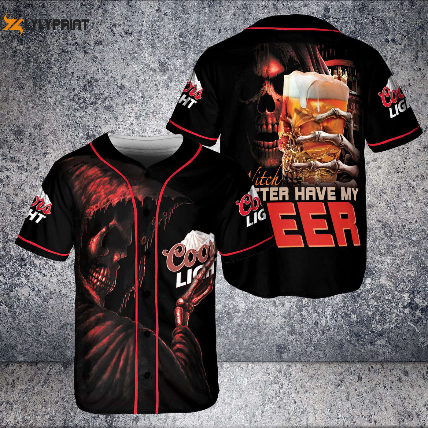 Witch Better Have My Beer Coors Light Baseball Jersey - Gift for Men Women - Gift for Men Women - lylyprint.com