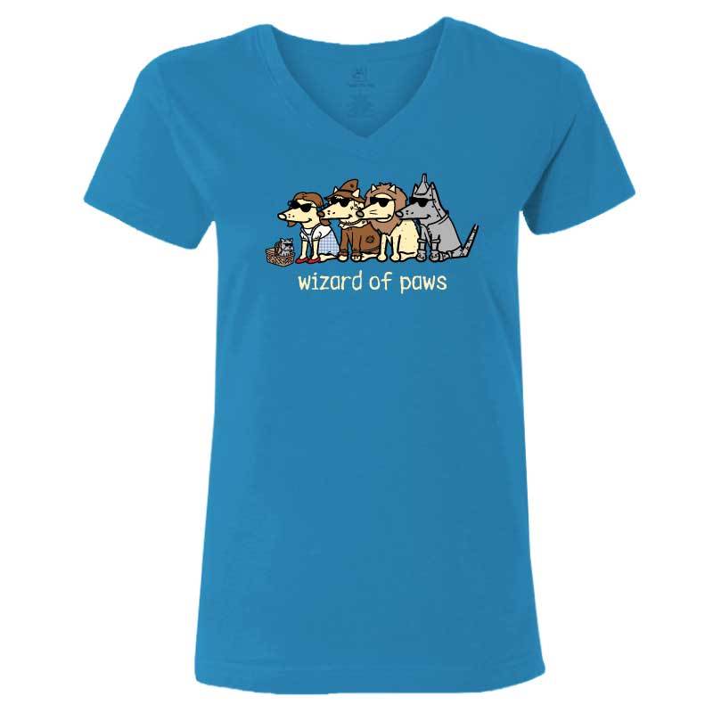 Wizard Of Paws - Ladies T-Shirt V-Neck