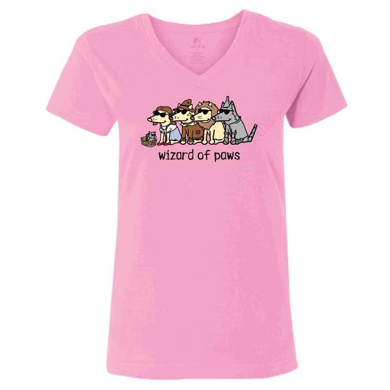 Wizard Of Paws - Ladies T-Shirt V-Neck