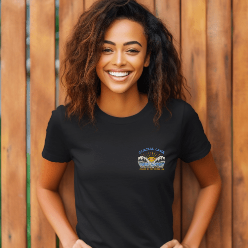 Women's Glacial Lake Come Ride With Us Tee