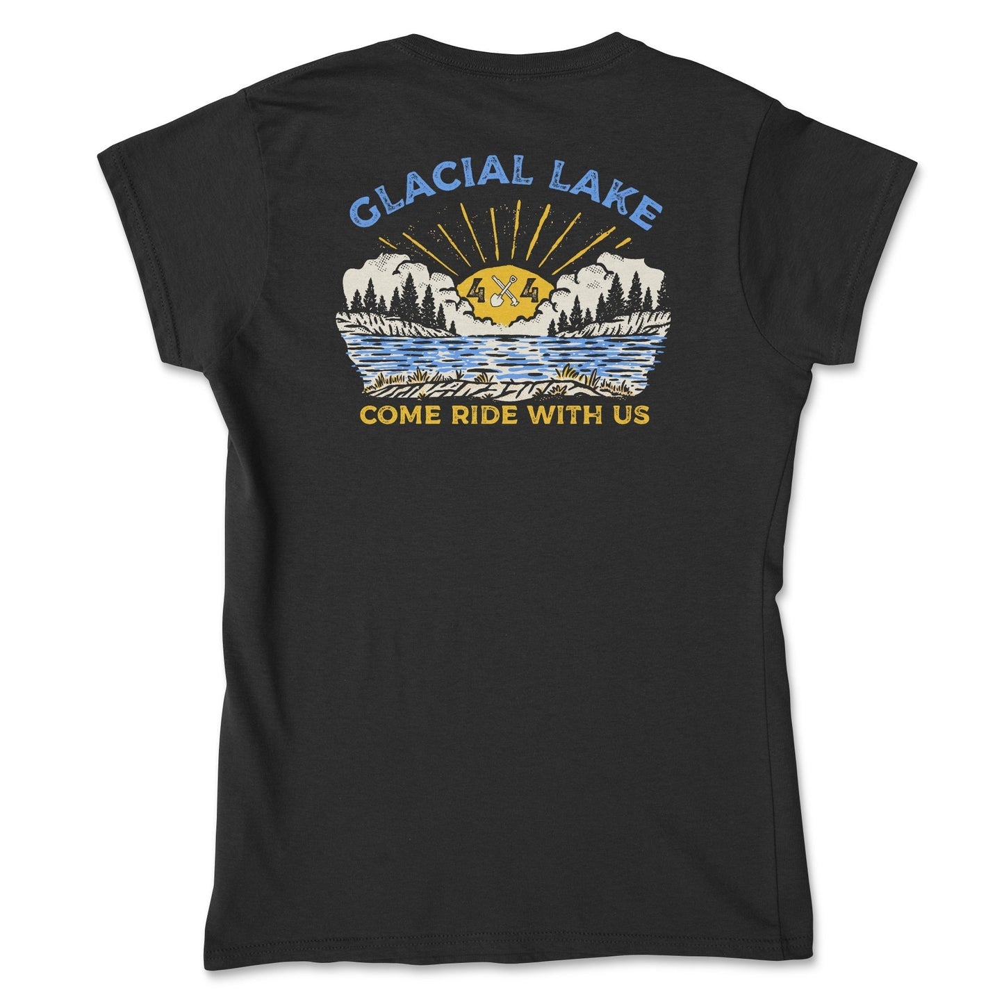 Women's Glacial Lake Come Ride With Us Tee