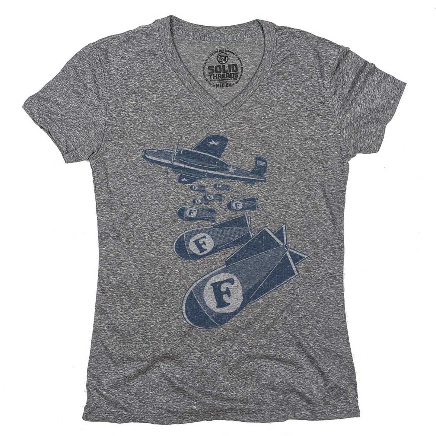 Women's F-Bombs V-Neck Tee