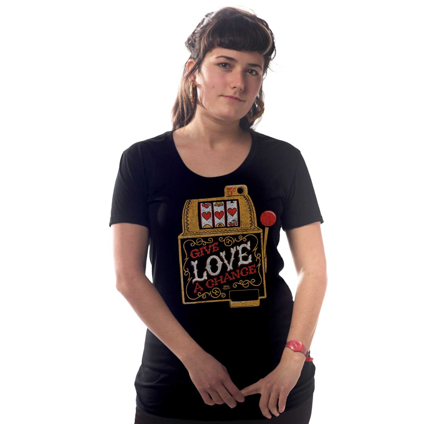 Women's Give Love A Chance T-shirt