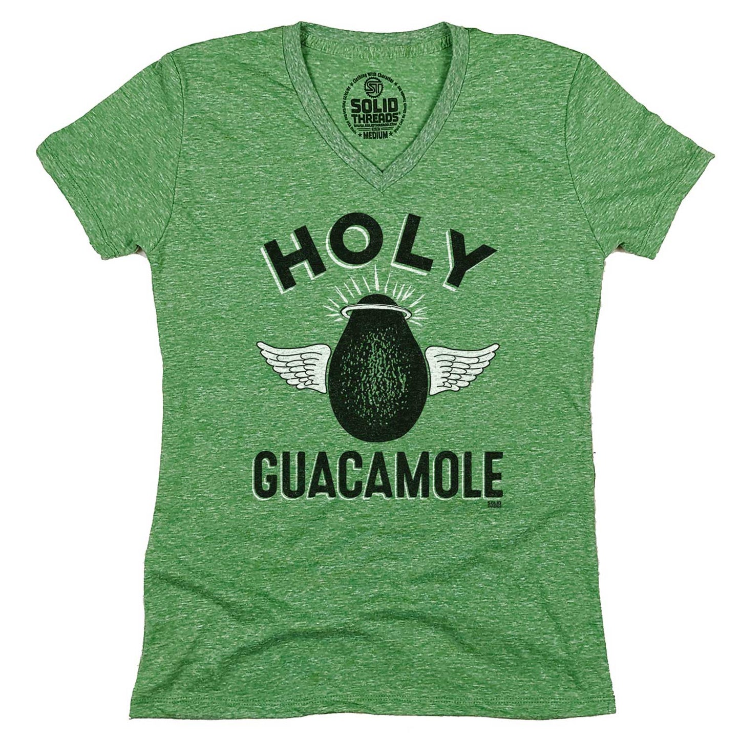 Women's Holy Guacamole V-Neck Tee