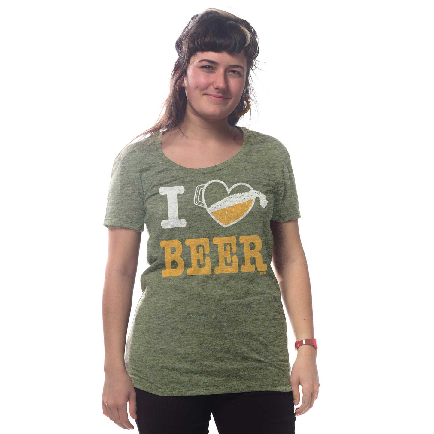 Women's I Heart Beer T-shirt
