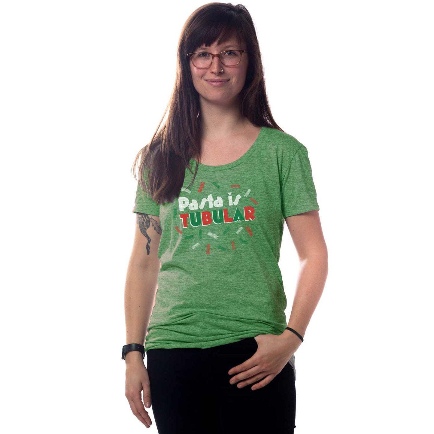 Women's Pasta is Tubular T-shirt
