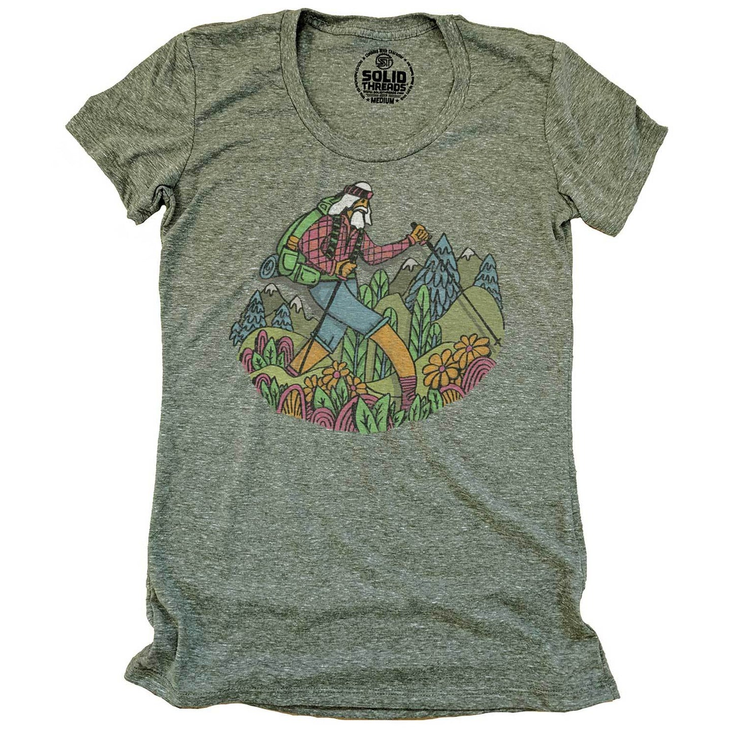 Women's Wise Hiker T-shirt | Design by Dylan Fant