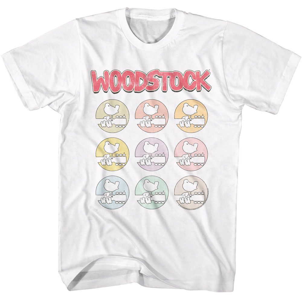 Woodstock - Multi Color Icons Boyfriend Tee
