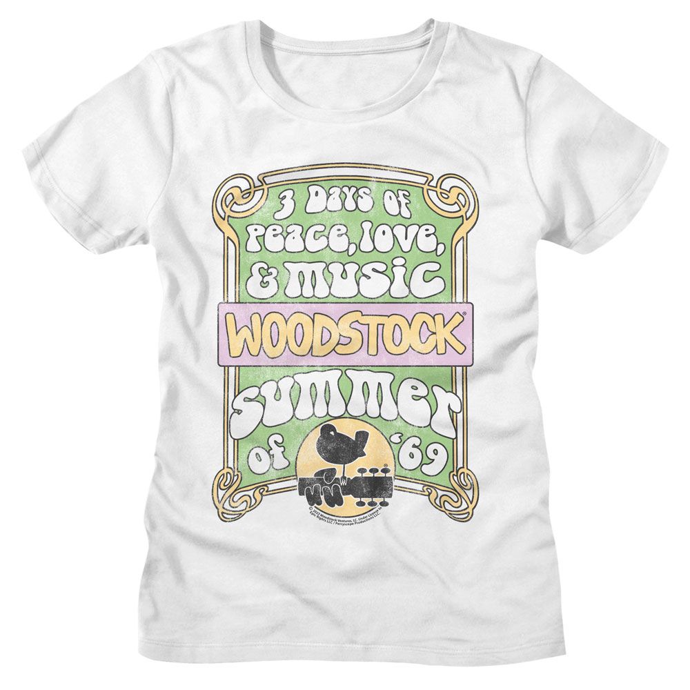Woodstock - Summer Of 69 Womens T-Shirt