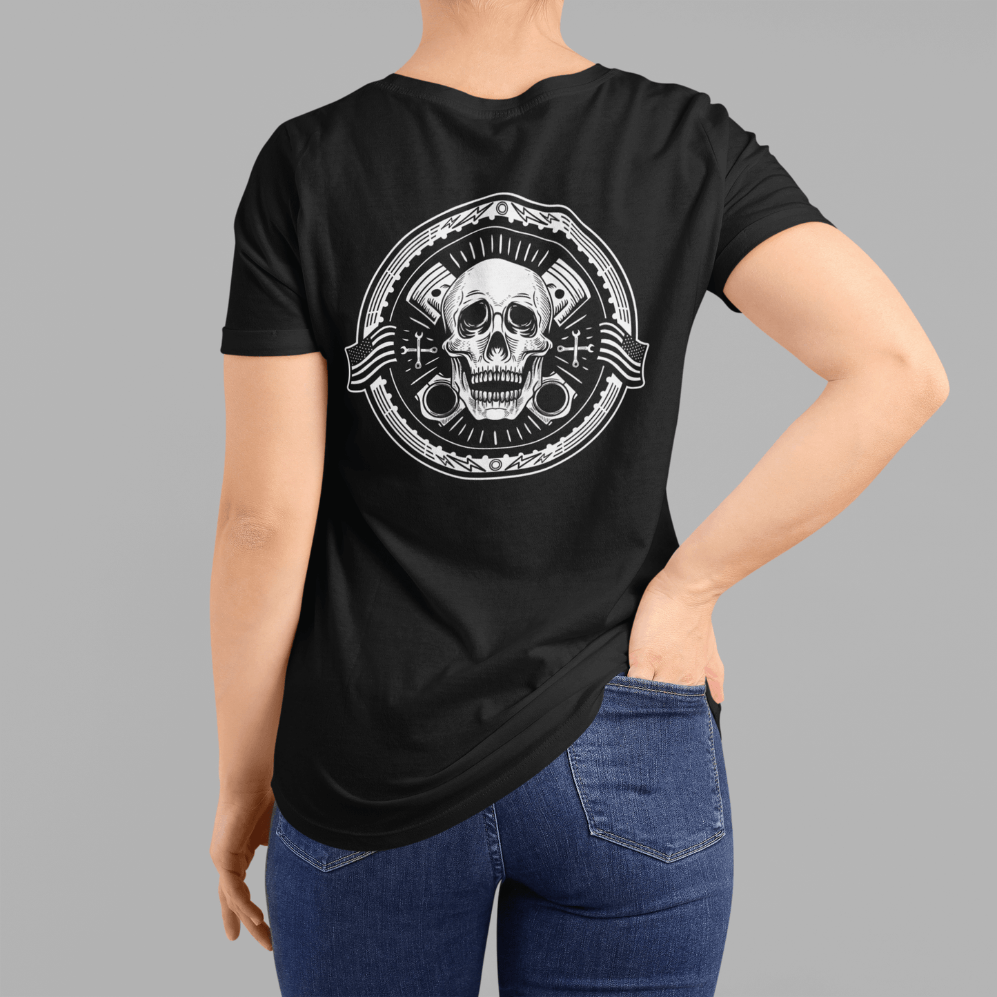 Wrench Skull Women's Tee