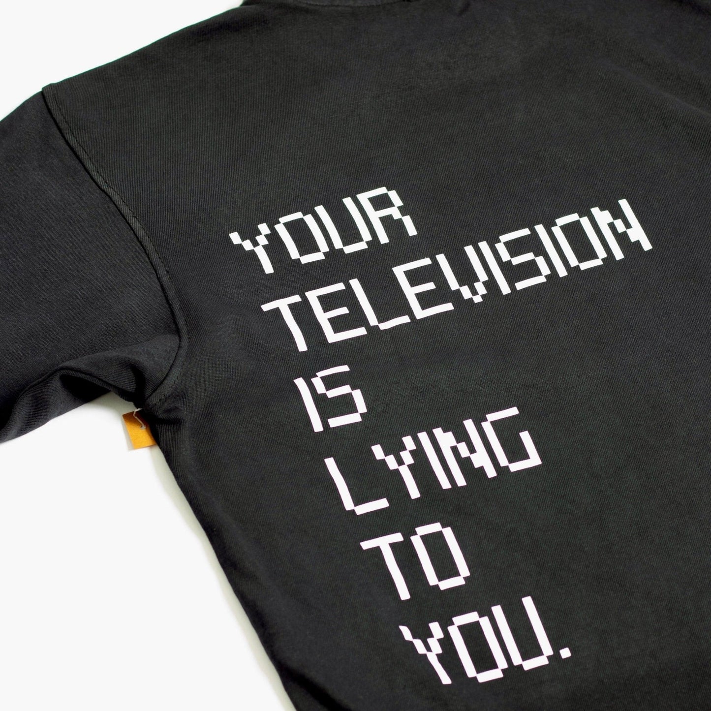 Your Television Is Lying Heavyweight Tee