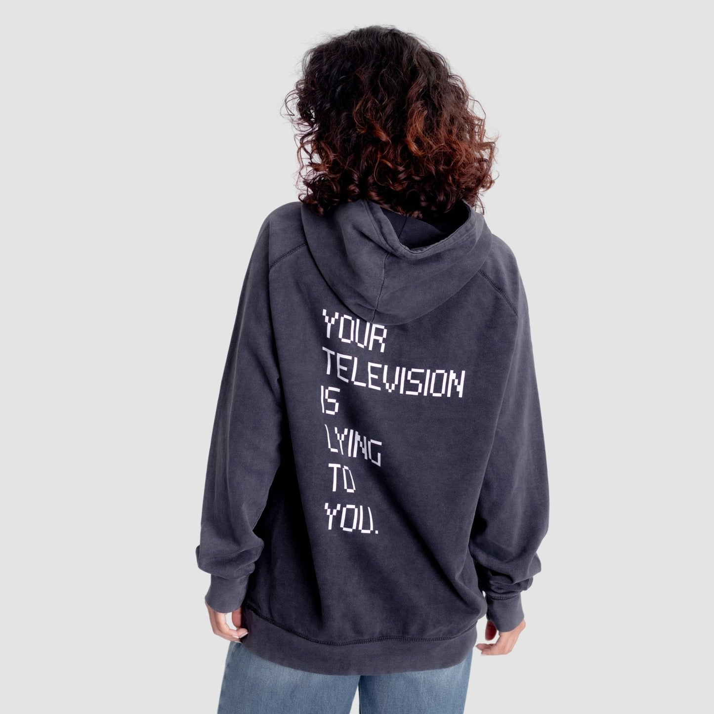 Your Television Is Lying Vintage Hoodie
