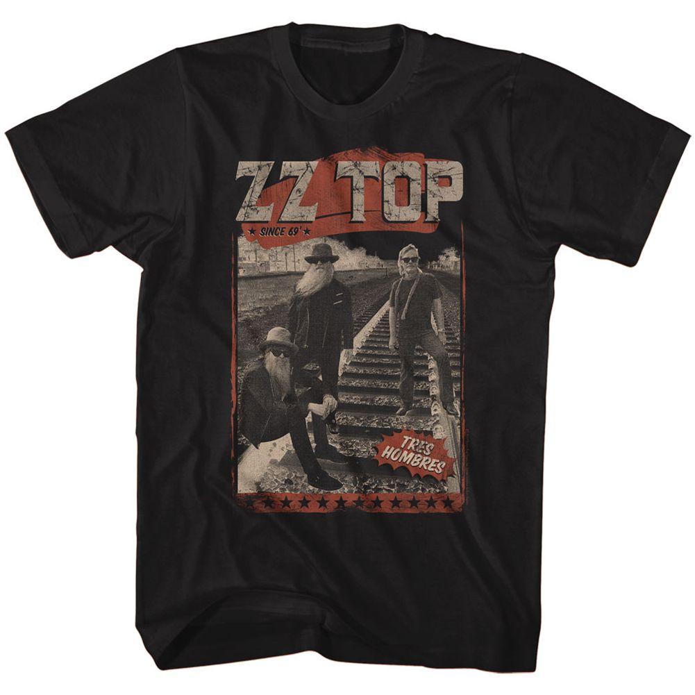 ZZ Top Hombres Track Boyfriend Tee